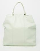 Asos Double Handle Shopper Bag - Green