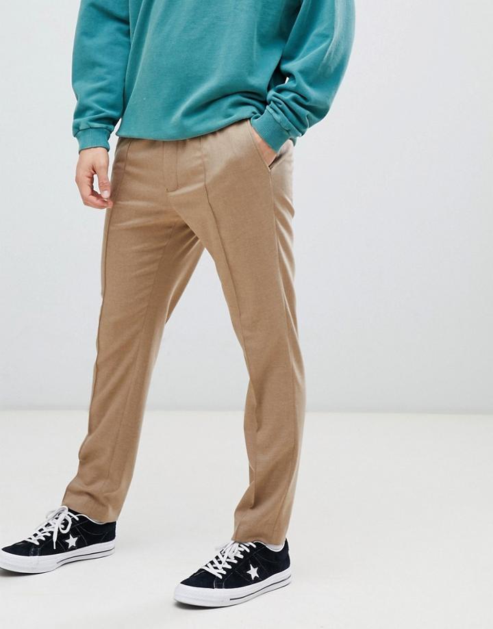 Mennace Smart Joggers In Stone - Stone