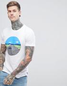 Hymn Game Print T-shirt - White