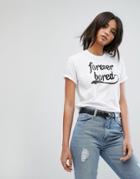 Hips & Hair Forever Bored T-shirt - White