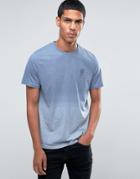 Hoxton Denim T-shirt Rose Dip Dye - Blue