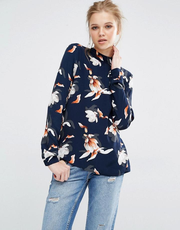 Y.a.s Magnolia Long Sleeve Blouse - Multi