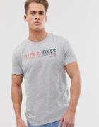 Jack & Jones Originals Script T-shirt-gray