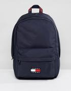 Tommy Jeans 90's Capsule Logo Backpack In Navy - Navy