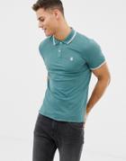 Seleceted Homme Polo With Tipping - Pink