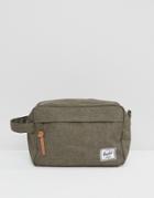 Hershcel Supply Co Chapter Toiletry Bag In Khaki - Green
