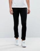 Only & Sons Super Extreme Skinny Black Jeans - Black