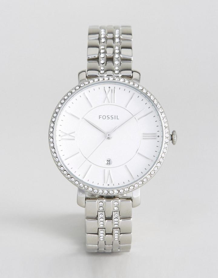 Fossil Silver Glitz Jacqueline Watch - Silver