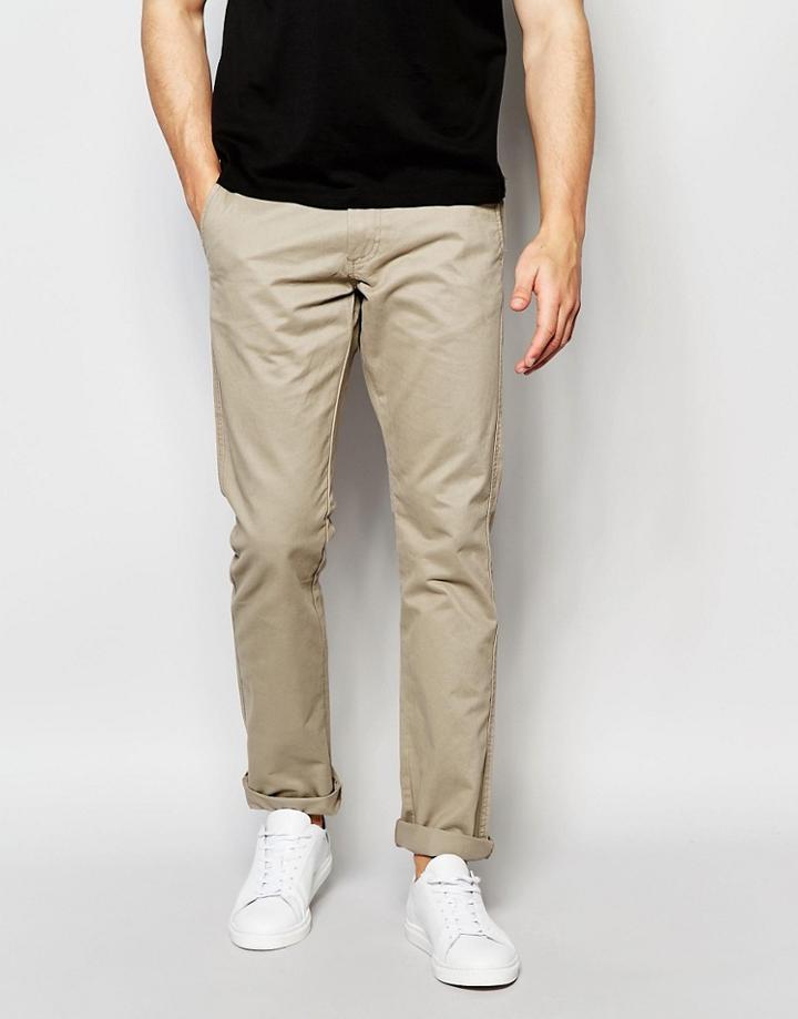 Selected Chinos - Tan