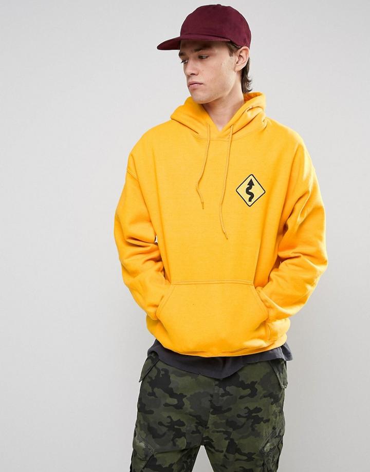 New Love Club Roadsign Hoodie - Yellow