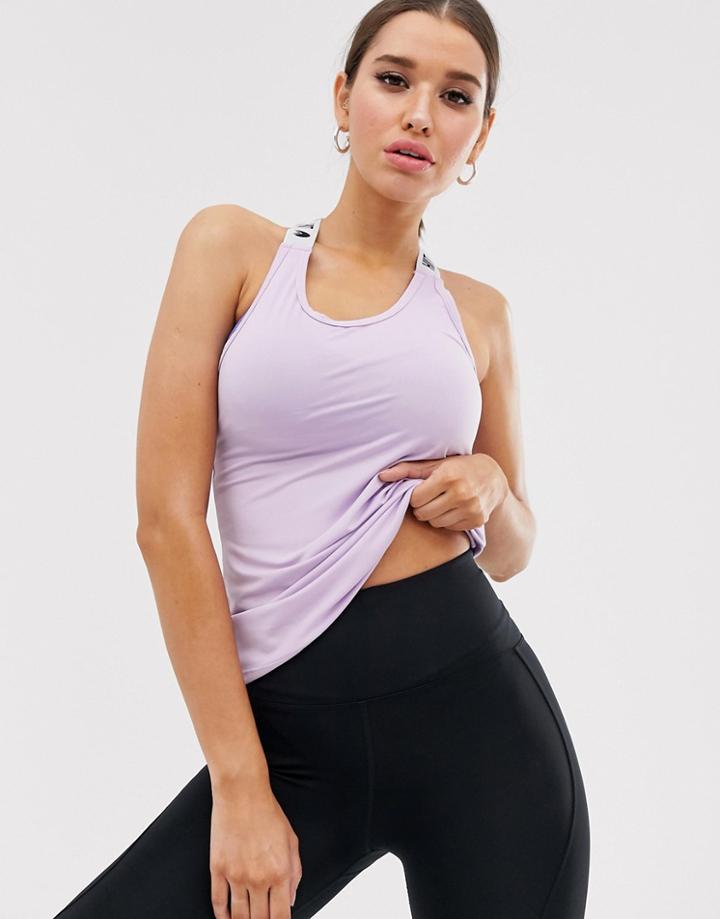 Hiit Taped Tank In Lilac - Purple