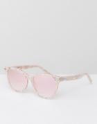 Marc Jacobs Round Sunglasses In Pink - Pink