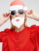 Paperchase Holidays Santa Glasses - Multi