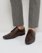 Kg By Kurt Geiger Kenford Brogue Derby Shoes Brown Leather - Brown
