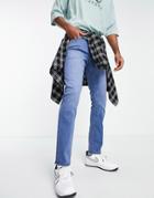 Jack & Jones Intelligence Glenn Slim Tapered Fit Jeans In Light Blue