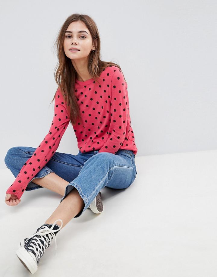 Asos Sweater In Spot - Multi