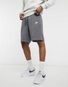 Nike Jersey Club Shorts In Charcoal-grey