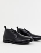 Kg By Kurt Geiger Leather Desert Boots - Black