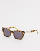Quay Prove It Women's Cat-eye Sunglasses In Tort-brown