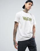 Volcom X Tetsunori T-shirt With Large Logo - White