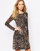 Supertrash Danielle Dress In Leopard - Leopard