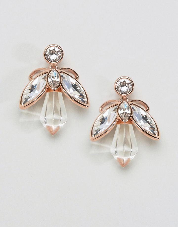 Ted Baker Geenn Geometric Bee Drop Earrings - Gold