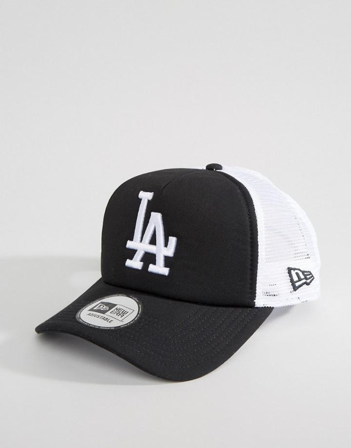 New Era La Trucker Cap - Black