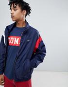 Tommy Jeans Classics Lightweight Jacket Icon Shoulder Inserts Oversized Fit In Navy - Navy