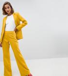 Unique 21 Linen Flared Pants Two-piece - Yellow
