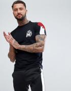 Kings Will Dream Muscle Logo T-shirt With Rose Taping - Black