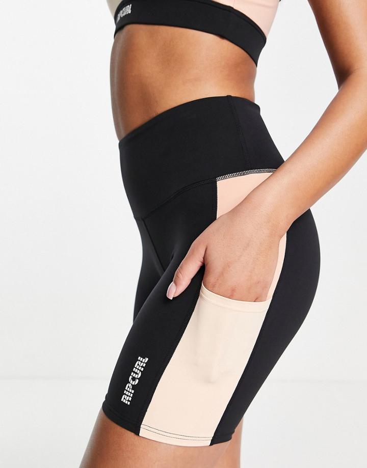 Rip Curl Run Surf Swim Legging Short In Pastel Multi