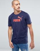 Puma No.1 Logo T-shirt In Blue 83185406 - Blue