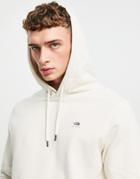 The North Face Heritage Patch Hoodie In Cream-white