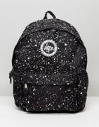 Hype Backpack In Black With Speckle - Black