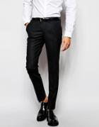 Noak Suit Pants In Skinny Fit - Black