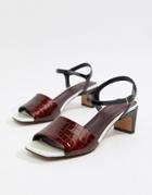 Asos Design Hackney Low Sandals - Multi