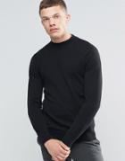 Brave Soul Turtleneck Sweater - Black