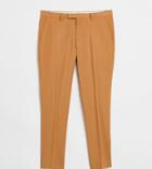 Twisted Tailor Tall Tapered Cropped Pants In Tan-brown