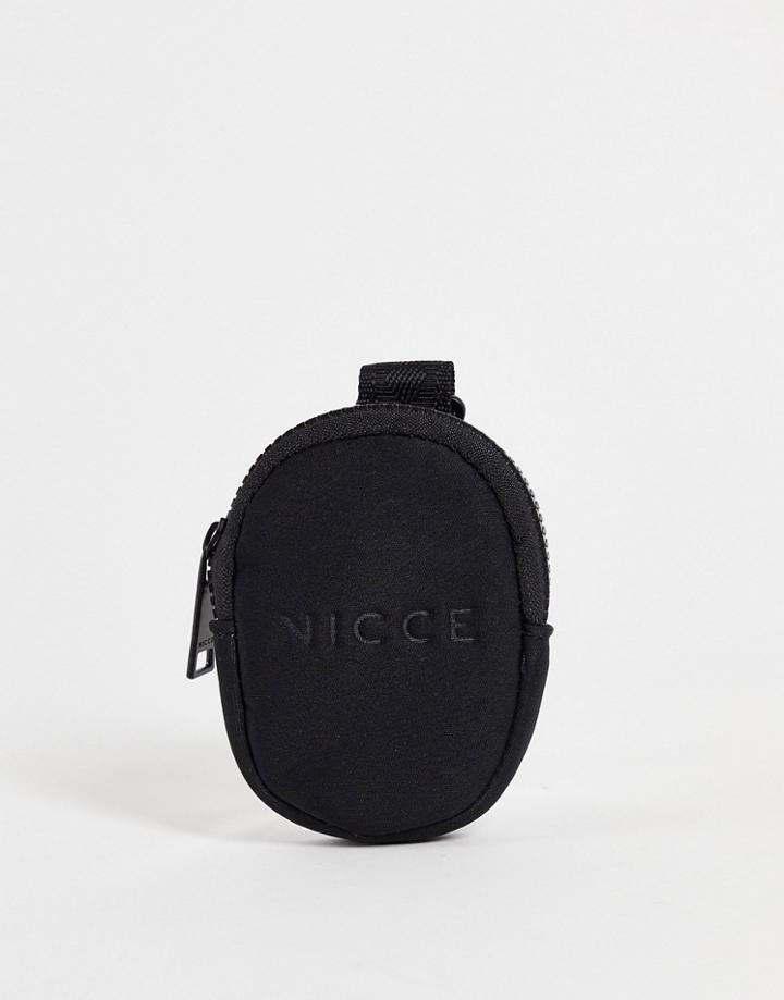 Nicce Charm Clip Wallet In Black