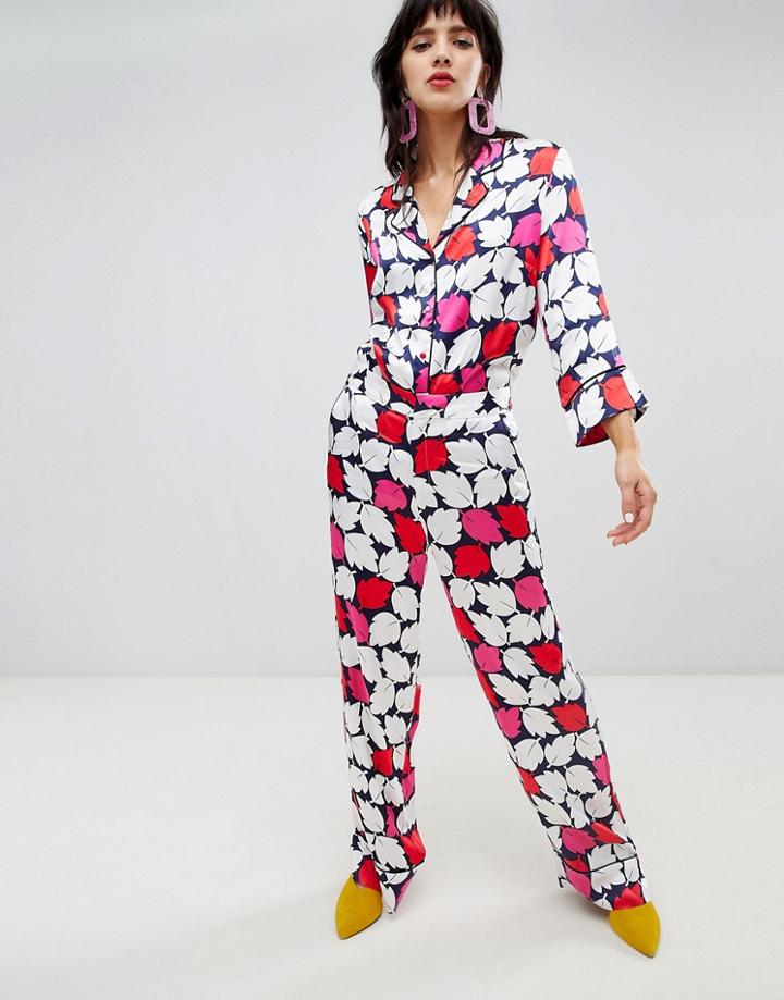 Resume Fleur Printed Wide Leg Pants-multi