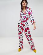 Resume Fleur Printed Wide Leg Pants-multi