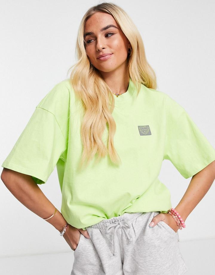 Urban Revivo Oversized T-shirt In Yellow