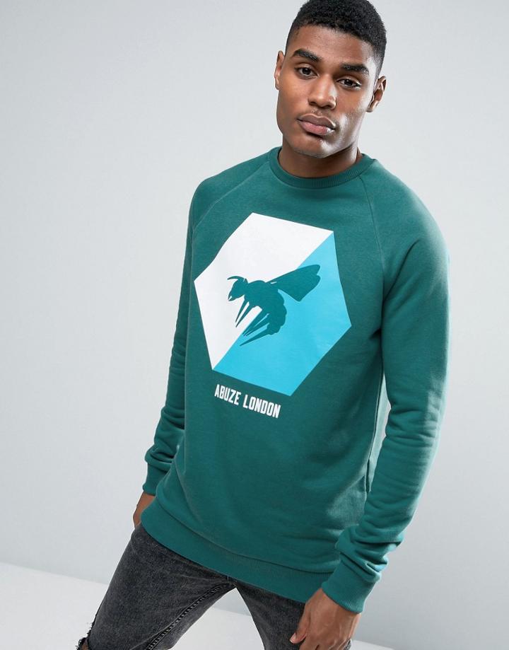 Abuze London Hex Petrol Sweater - Gray