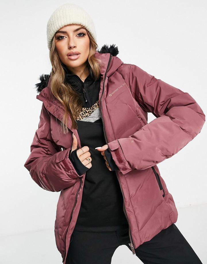 Protest Artssy Outerwear Jacket In Pink