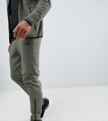 First Menswear Spike Slim Pant - Green