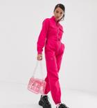 Collusion Utility Cargo Jumpsuit-pink