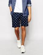 Penfield Shorts With Paisley Print - Blue