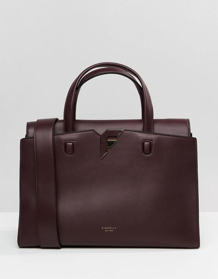 Fiorelli Brompton Tote Bag In Aubergine - Purple