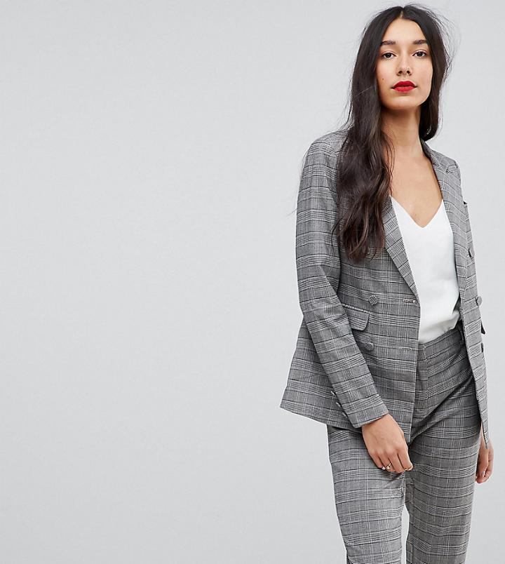 Y.a.s Tall Boyfriend Check Blazer - Multi