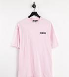 Reclaimed Vintage Inspired Unisex Logo T-shirt In Pink